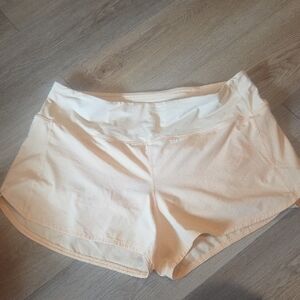 Lululemon Athletica Women's Cream Athletic Shorts